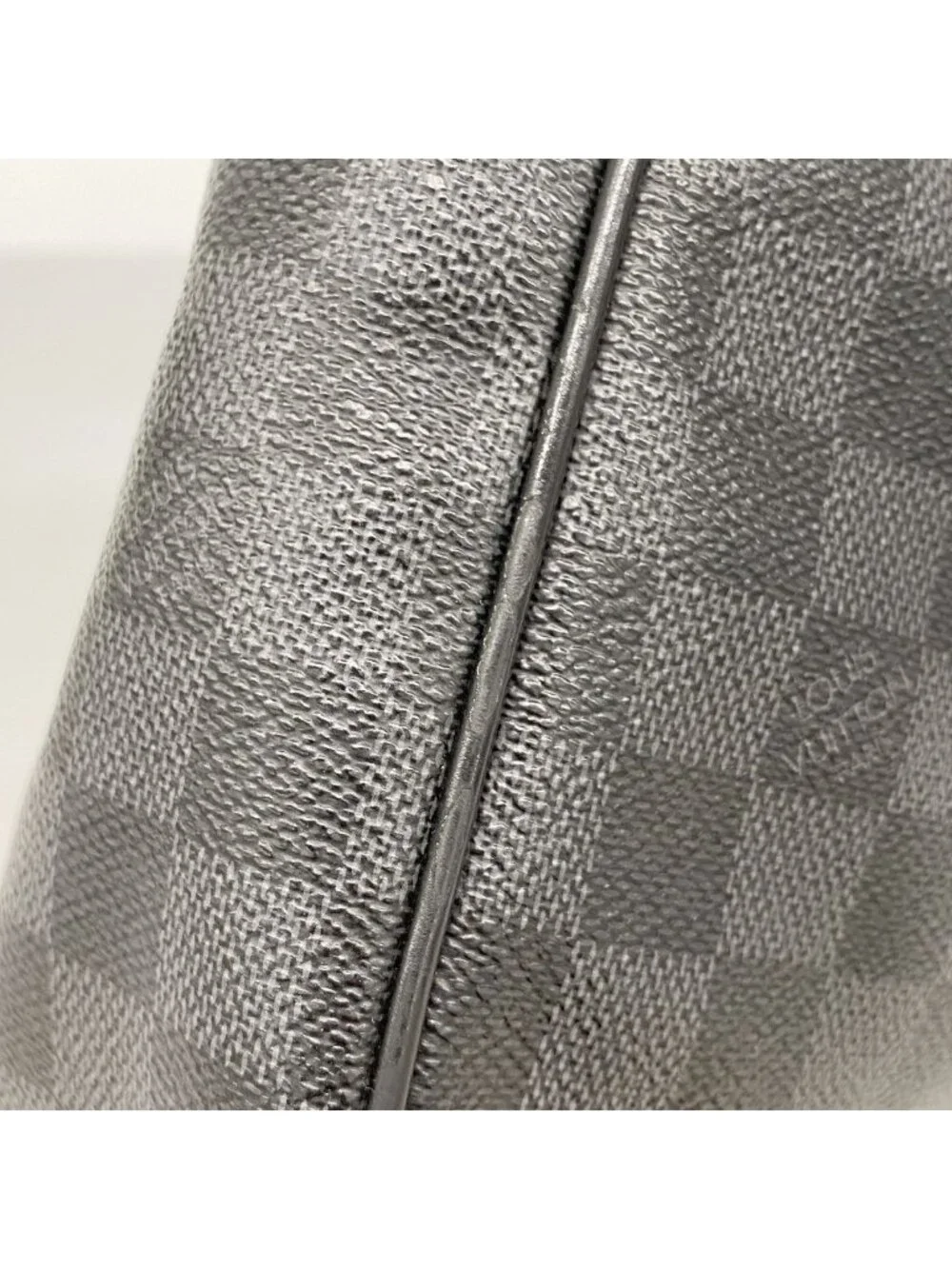 Louis Vuitton Shoulder Bag Damier Graphite District PM Black